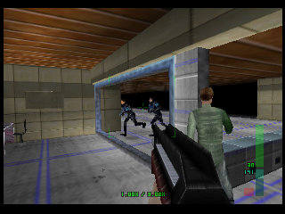 Perfect Dark sur Nintendo 64 - Agent Perfect Mission 7 : Institut Carrington - part 1 : Institut Carrington - Defense