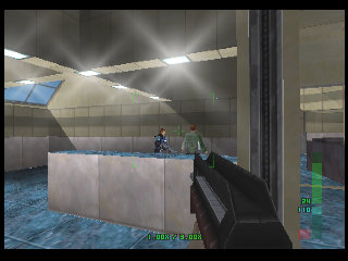 Perfect Dark sur Nintendo 64 - Agent Perfect Mission 7 : Institut Carrington - part 1 : Institut Carrington - Defense