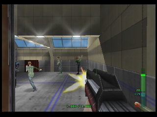 Perfect Dark sur Nintendo 64 - Agent Perfect Mission 7 : Institut Carrington - part 1 : Institut Carrington - Defense