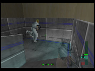 Perfect Dark sur Nintendo 64 - Agent Perfect Mission 7 : Institut Carrington - part 1 : Institut Carrington - Defense