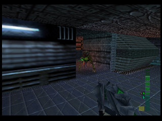 PerfectDark 007 sur Nintendo 64 - Agent spécial Mission 8 : Espace - part 1 : Attack Ship: Covert Assault