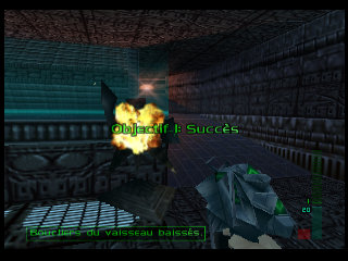PerfectDark 007 sur Nintendo 64 - Agent spécial Mission 8 : Espace - part 1 : Attack Ship: Covert Assault