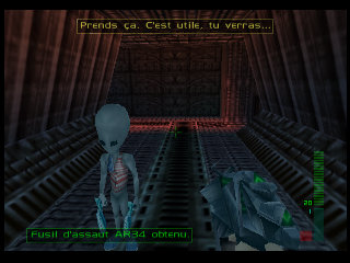 PerfectDark 007 sur Nintendo 64 - Agent spécial Mission 8 : Espace - part 1 : Attack Ship: Covert Assault