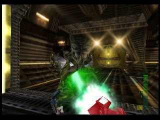 PerfectDark 007 sur Nintendo 64 - Agent spécial Mission 8 : Espace - part 1 : Attack Ship: Covert Assault