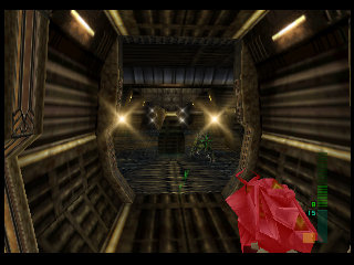 PerfectDark 007 sur Nintendo 64 - Agent spécial Mission 8 : Espace - part 1 : Attack Ship: Covert Assault
