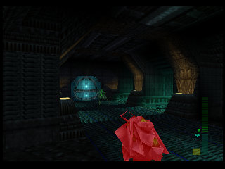 PerfectDark 007 sur Nintendo 64 - Agent spécial Mission 8 : Espace - part 1 : Attack Ship: Covert Assault