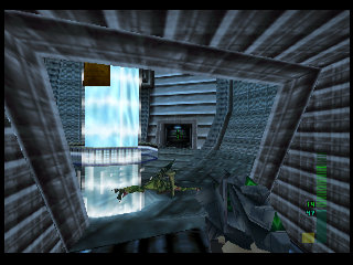 PerfectDark 007 sur Nintendo 64 - Agent spécial Mission 8 : Espace - part 1 : Attack Ship: Covert Assault