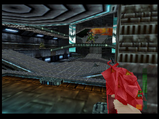 PerfectDark 007 sur Nintendo 64 - Agent spécial Mission 8 : Espace - part 1 : Attack Ship: Covert Assault