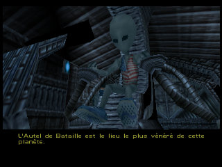PerfectDark 007 sur Nintendo 64 - Mission 9 : Skedar - part 1 : Skedar Ruins: Battle Shrine PerfectDark 007 sur Nintendo 64 - Mission 9 : Skedar - part 1 : Skedar Ruins: Battle Shrine
