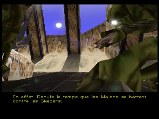 PerfectDark 007 sur Nintendo 64 - Mission 9 : Skedar - part 1 : Skedar Ruins: Battle Shrine PerfectDark 007 sur Nintendo 64 - Mission 9 : Skedar - part 1 : Skedar Ruins: Battle Shrine