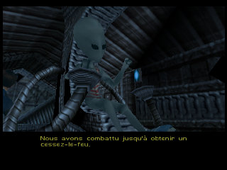 PerfectDark 007 sur Nintendo 64 - Mission 9 : Skedar - part 1 : Skedar Ruins: Battle Shrine PerfectDark 007 sur Nintendo 64 - Mission 9 : Skedar - part 1 : Skedar Ruins: Battle Shrine