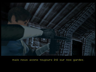 PerfectDark 007 sur Nintendo 64 - Mission 9 : Skedar - part 1 : Skedar Ruins: Battle Shrine PerfectDark 007 sur Nintendo 64 - Mission 9 : Skedar - part 1 : Skedar Ruins: Battle Shrine
