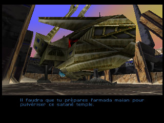 PerfectDark 007 sur Nintendo 64 - Mission 9 : Skedar - part 1 : Skedar Ruins: Battle Shrine PerfectDark 007 sur Nintendo 64 - Mission 9 : Skedar - part 1 : Skedar Ruins: Battle Shrine