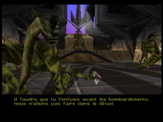PerfectDark 007 sur Nintendo 64 - Mission 9 : Skedar - part 1 : Skedar Ruins: Battle Shrine PerfectDark 007 sur Nintendo 64 - Mission 9 : Skedar - part 1 : Skedar Ruins: Battle Shrine