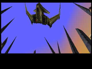 PerfectDark 007 sur Nintendo 64 - Mission 9 : Skedar - part 1 : Skedar Ruins: Battle Shrine PerfectDark 007 sur Nintendo 64 - Mission 9 : Skedar - part 1 : Skedar Ruins: Battle Shrine