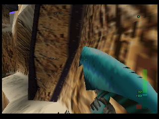 PerfectDark 007 sur Nintendo 64 - Agent Mission 9 : Skedar - part 1 : Skedar Ruins: Battle Shrine PerfectDark 007 sur Nintendo 64 - Agent Mission 9 : Skedar - part 1 : Skedar Ruins: Battle Shrine
