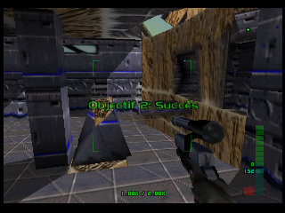 PerfectDark 007 sur Nintendo 64 - Agent Mission 9 : Skedar - part 1 : Skedar Ruins: Battle Shrine PerfectDark 007 sur Nintendo 64 - Agent Mission 9 : Skedar - part 1 : Skedar Ruins: Battle Shrine
