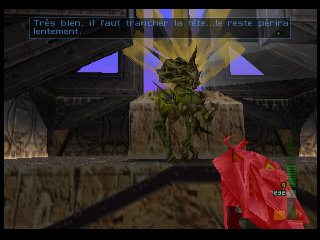 PerfectDark 007 sur Nintendo 64 - Agent Mission 9 : Skedar - part 1 : Skedar Ruins: Battle Shrine PerfectDark 007 sur Nintendo 64 - Agent Mission 9 : Skedar - part 1 : Skedar Ruins: Battle Shrine