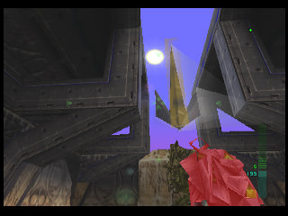 PerfectDark 007 sur Nintendo 64 - Agent Mission 9 : Skedar - part 1 : Skedar Ruins: Battle Shrine PerfectDark 007 sur Nintendo 64 - Agent Mission 9 : Skedar - part 1 : Skedar Ruins: Battle Shrine