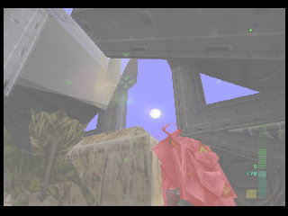 PerfectDark 007 sur Nintendo 64 - Agent Mission 9 : Skedar - part 1 : Skedar Ruins: Battle Shrine PerfectDark 007 sur Nintendo 64 - Agent Mission 9 : Skedar - part 1 : Skedar Ruins: Battle Shrine