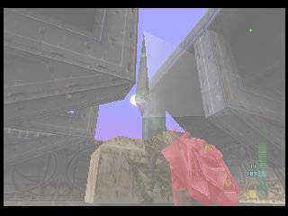 PerfectDark 007 sur Nintendo 64 - Agent Mission 9 : Skedar - part 1 : Skedar Ruins: Battle Shrine PerfectDark 007 sur Nintendo 64 - Agent Mission 9 : Skedar - part 1 : Skedar Ruins: Battle Shrine