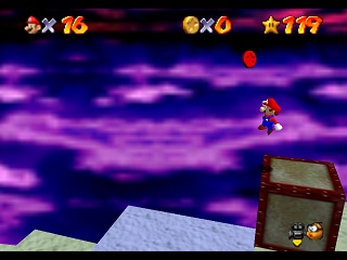 Super Mario 64 sur N64 - Le troisième monde de Bowser - Bowser des cieux