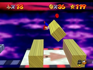 Super Mario 64 sur N64 - Le troisième monde de Bowser - Bowser des cieux