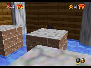Super Mario 64 sur N64 - La casquette bleue (invisibilité) Super Mario 64 sur N64 - La casquette bleue (invisibilité)