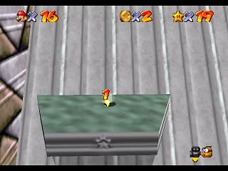 Super Mario 64 sur N64 - La casquette bleue (invisibilité) Super Mario 64 sur N64 - La casquette bleue (invisibilité)