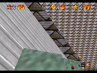 Super Mario 64 sur N64 - La casquette bleue (invisibilité) Super Mario 64 sur N64 - La casquette bleue (invisibilité)