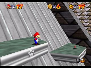 Super Mario 64 sur N64 - La casquette bleue (invisibilité) Super Mario 64 sur N64 - La casquette bleue (invisibilité)