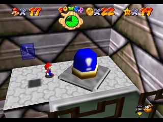 Super Mario 64 sur N64 - La casquette bleue (invisibilité) Super Mario 64 sur N64 - La casquette bleue (invisibilité)
