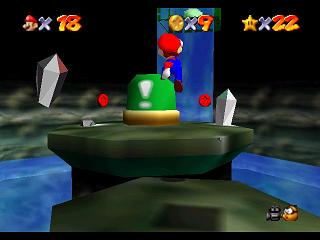 Super Mario 64 sur N64 - La casquette verte (métal)
