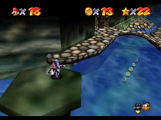 Super Mario 64 sur N64 - La casquette verte (métal)