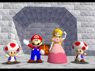 Super Mario 64 sur N64 - Epilogue : La fin du jeu Super Mario 64 sur N64 - Epilogue : La fin du jeu