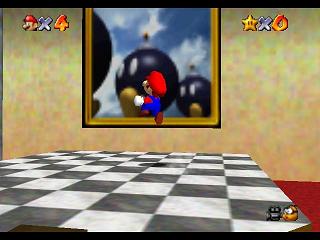 Super Mario 64 sur N64 - La soluce complète avec l'emplacement des 15 niveaux et de toutes les étoiles secrètes, casquettes et monde de Bowser