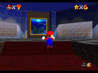 Super Mario 64 sur N64 - La soluce complète avec l'emplacement des 15 niveaux et de toutes les étoiles secrètes, casquettes et monde de Bowser