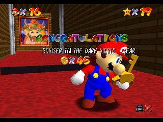 Super Mario 64 sur N64 - La soluce complète avec l'emplacement des 15 niveaux et de toutes les étoiles secrètes, casquettes et monde de Bowser