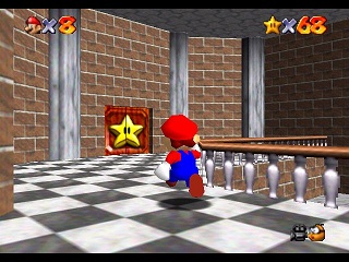 Super Mario 64 sur N64 - La soluce complète avec l'emplacement des 15 niveaux et de toutes les étoiles secrètes, casquettes et monde de Bowser