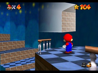 Super Mario 64 sur N64 - La soluce complète avec l'emplacement des 15 niveaux et de toutes les étoiles secrètes, casquettes et monde de Bowser