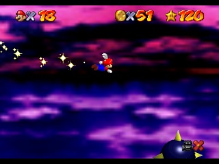 Super Mario 64 sur N64 - La soluce complète avec l'emplacement des 15 niveaux et de toutes les étoiles secrètes, casquettes et monde de Bowser