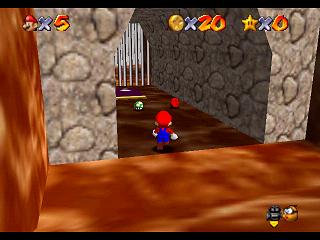 Super Mario 64 sur N64 - Niveau 1 : Bataille de Bob-Omb - Pièces et généralités