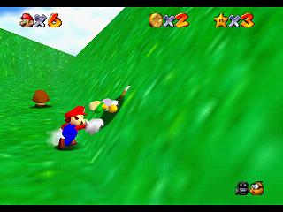 Super Mario 64 sur N64 - Niveau 1 : Bataille de Bob-Omb - Pièces et généralités