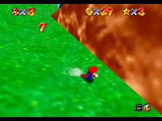Super Mario 64 sur N64 - Niveau 1 : Bataille de Bob-Omb - Pièces et généralités