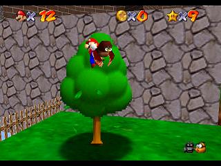 Super Mario 64 (N64 mini, Switch and DS) -  - Fall onto the Caged Island