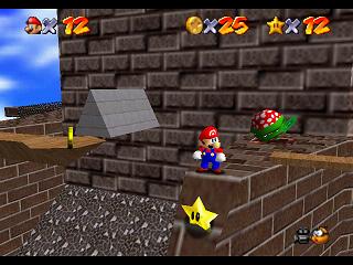 Super Mario 64 (N64 mini, Switch and DS) -  - Blast Away the Wall