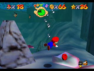 Super Mario 64 sur N64 - Niveau 3 : Baie des pirates - Pièces et généralités