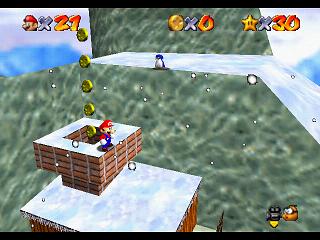 Super Mario 64 (n64 mini, Switch et DS) -  - Glissade sur glace