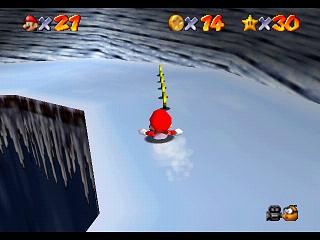 Super Mario 64 (n64 mini, Switch et DS) -  - Glissade sur glace