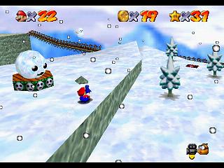 Super Mario 64 (n64 mini, Switch et DS) -  - Petit pingouin perdu